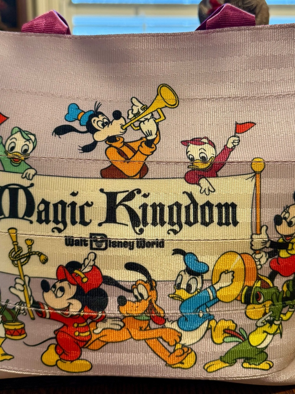 2022 Harveys Disney Parks Magic Kingdom Map Seatbelt Tote from Vault 50th - Picture 4 of 9